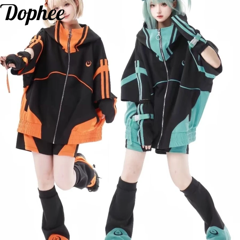 Winter Clothing Girls - Dophee Subculture Spice Girls Y2k Sports