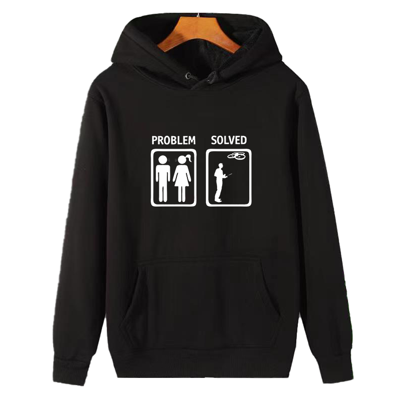 Winter Clothing Essentials For Men - Problem Solved Fashion Graphic Hooded Sweatshirts