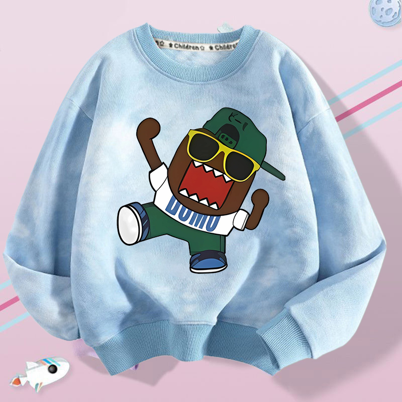 Winter Clothing Girls - Domo Kun Children Crew Neck Sweatshirt