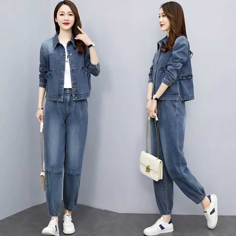 Winter Clothing Pk - Women Denim Suits 2024 New Spring