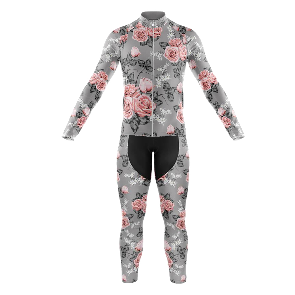 Winter Clothing Options - Exotic Rose Long Sleeve Cycling Jersey