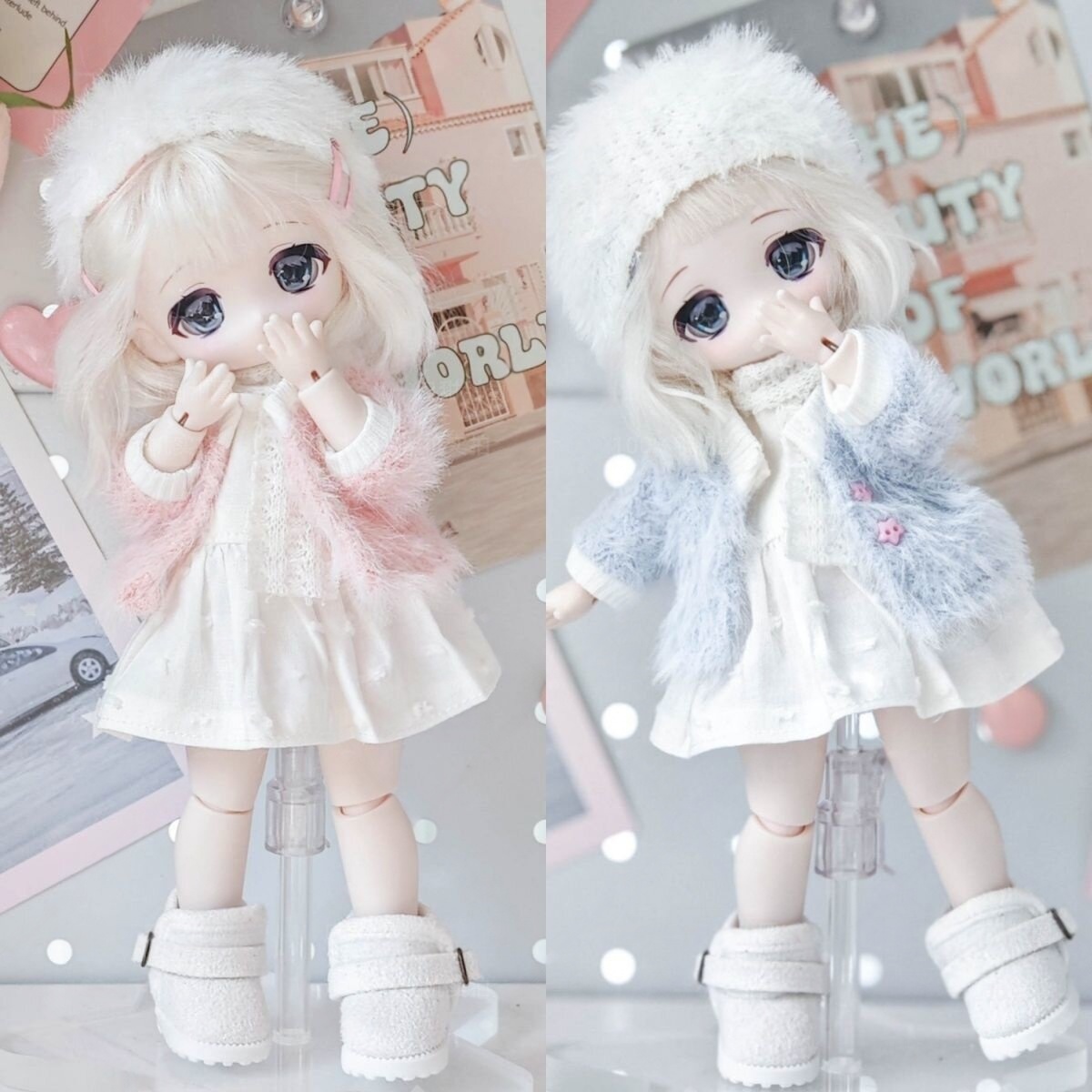 Winter Clothing Options - Bonnie Bunny Dream Bjd Doll Clothes