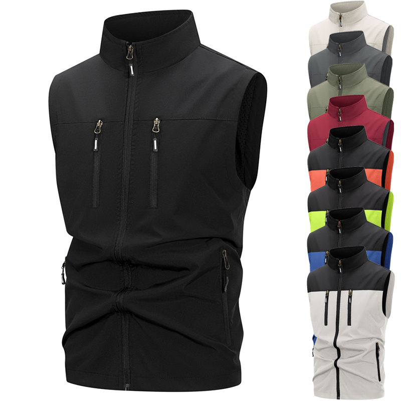 Winter Clothing Pk - Men's Lightweight Softshell Vest with Zipper