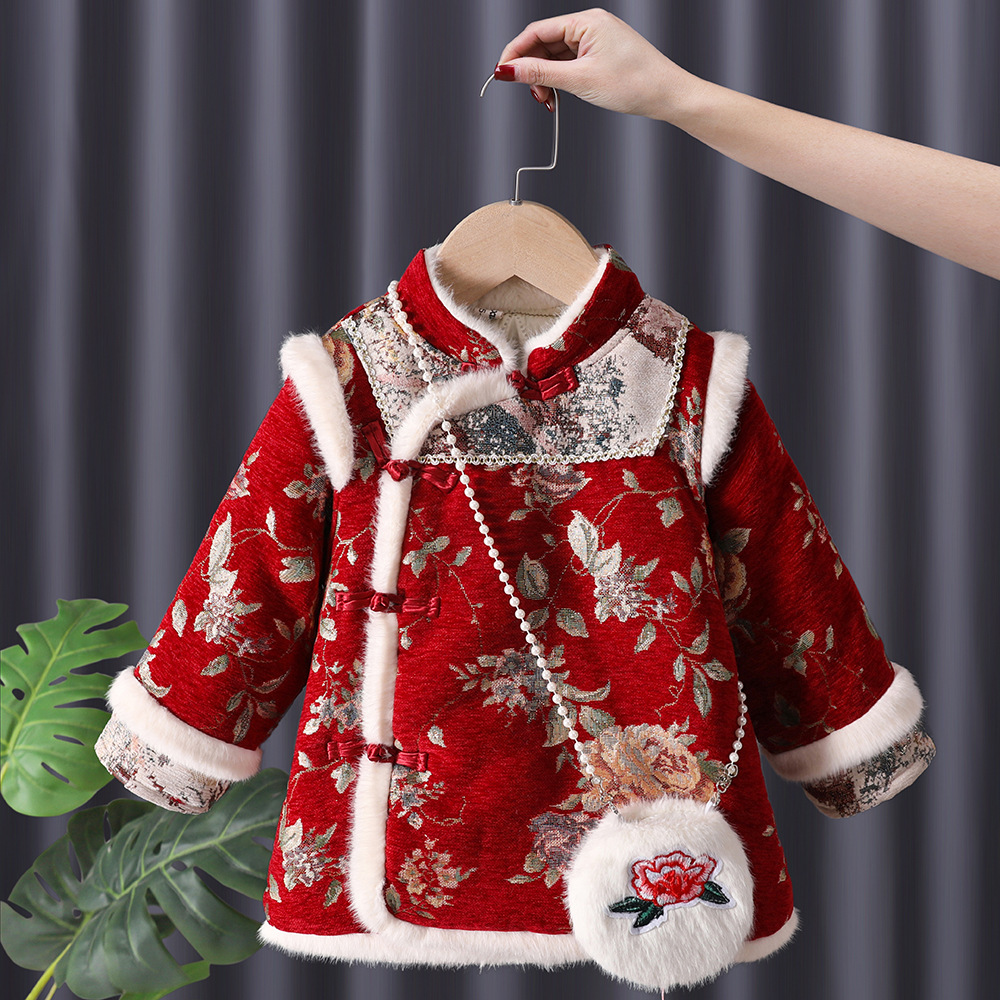 Winter Clothing Baby - Winter Baby Girls Hanfu Kids Princess