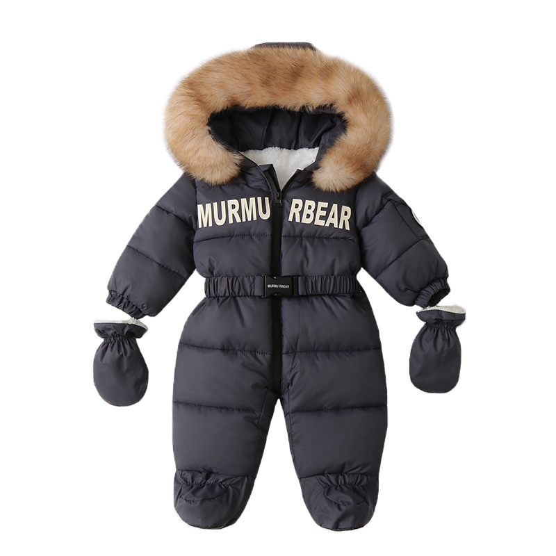 Winter Clothing Baby - Winter Newborn Baby Jumpsuit Thicken Baby