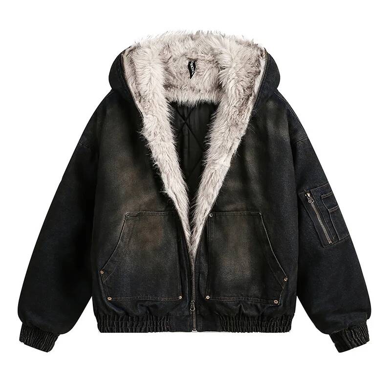 Winter Clothing Taiwan - Men's Padded Jackets New Fashion Denim