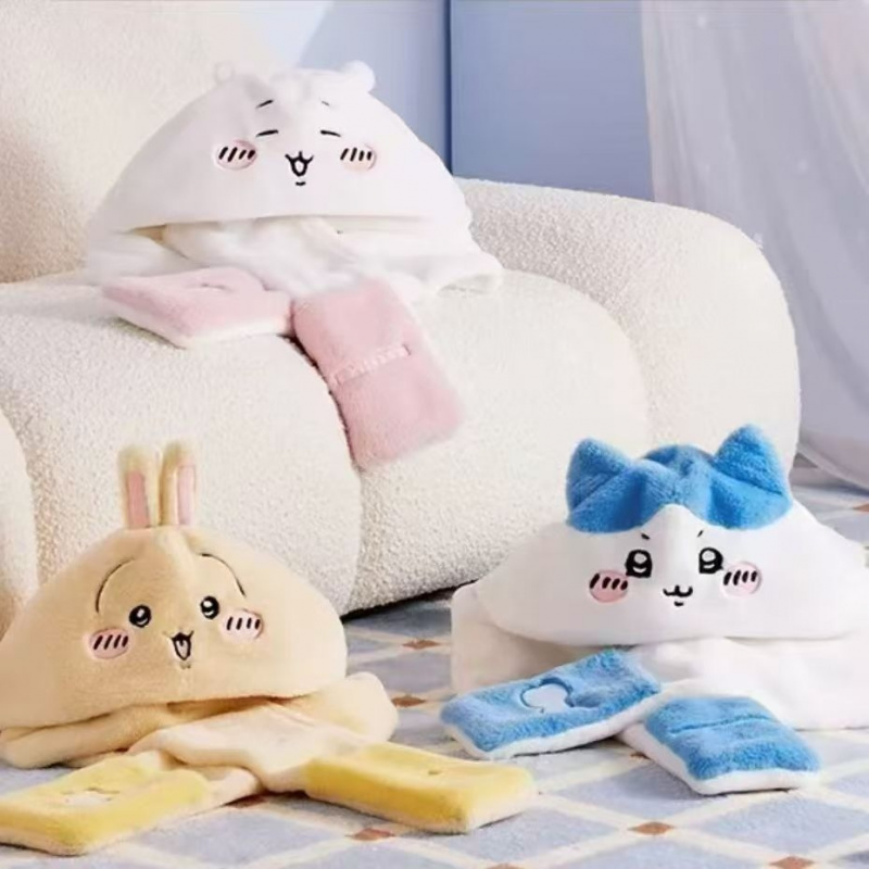Winter Clothing Girls - Cute Chiikawa Kawaii Cartoon 3 In