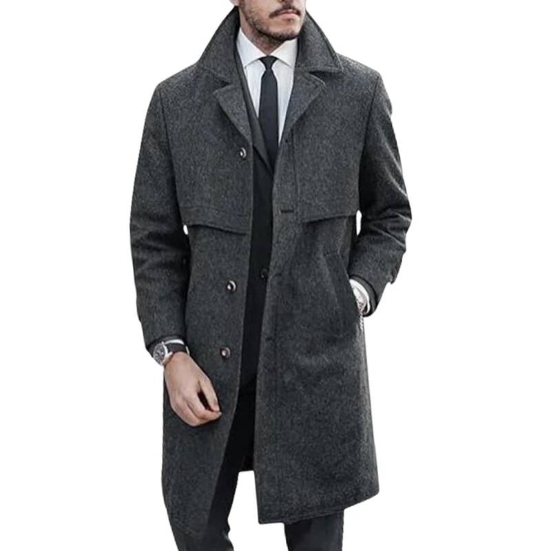 Winter Clothing Taiwan - Men's Lapel Coat Office Street Casual