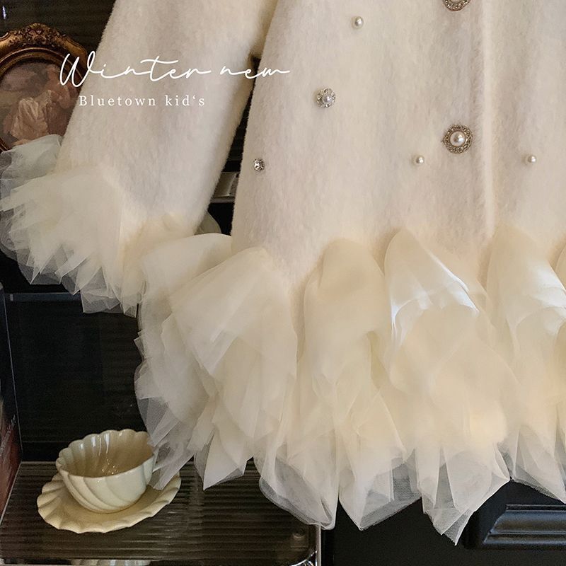 Girls' Furry Princess Mesh Coa - Winter Clothing Baby recension och pris