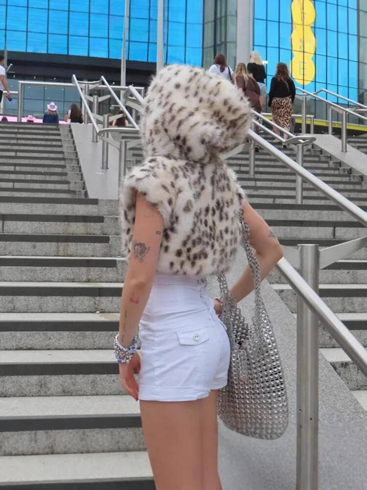 2026 Sexy Leopard Print Hooded - Winter Clothing Taiwan recension och pris