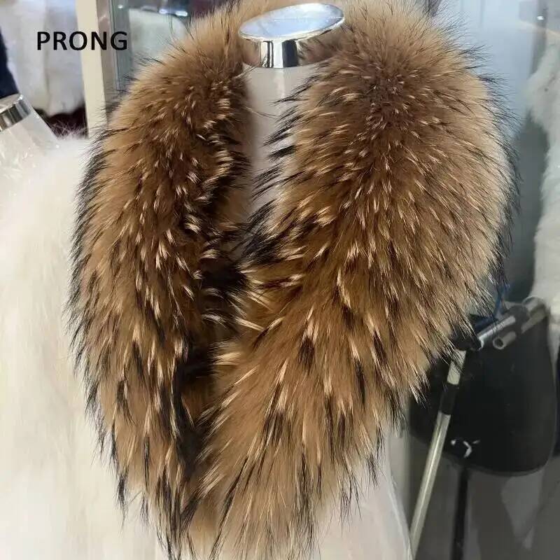 Natural Raccoon Fur Collar Rea - Winter Clothing Pk recension och pris