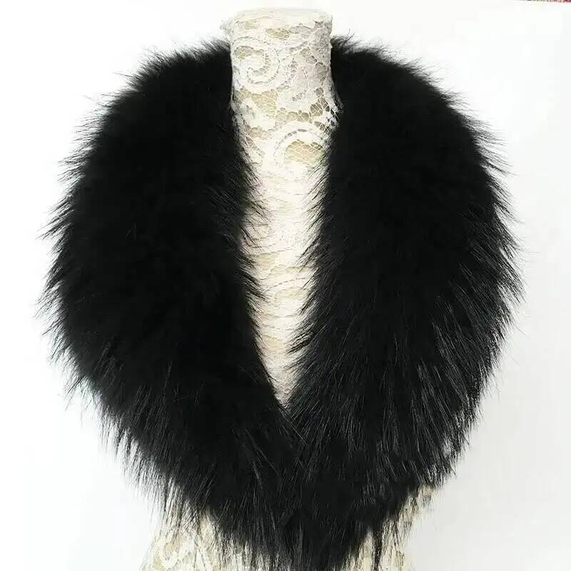 Natural Raccoon Fur Collar Rea - Winter Clothing Pk recension och pris