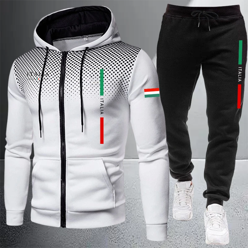 Men's Tracksuit Casual Zip Hoo - Winter Clothing Pk recension och pris