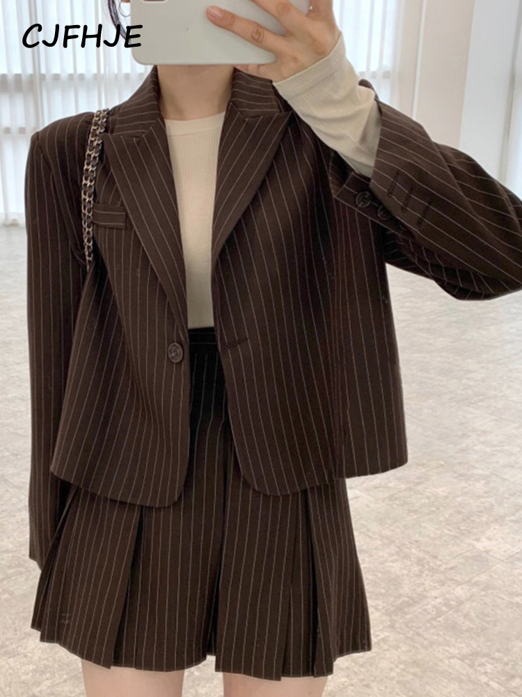 CJFHJE Fashion Stripe Blazer W - Winter Clothing Pk recension och pris