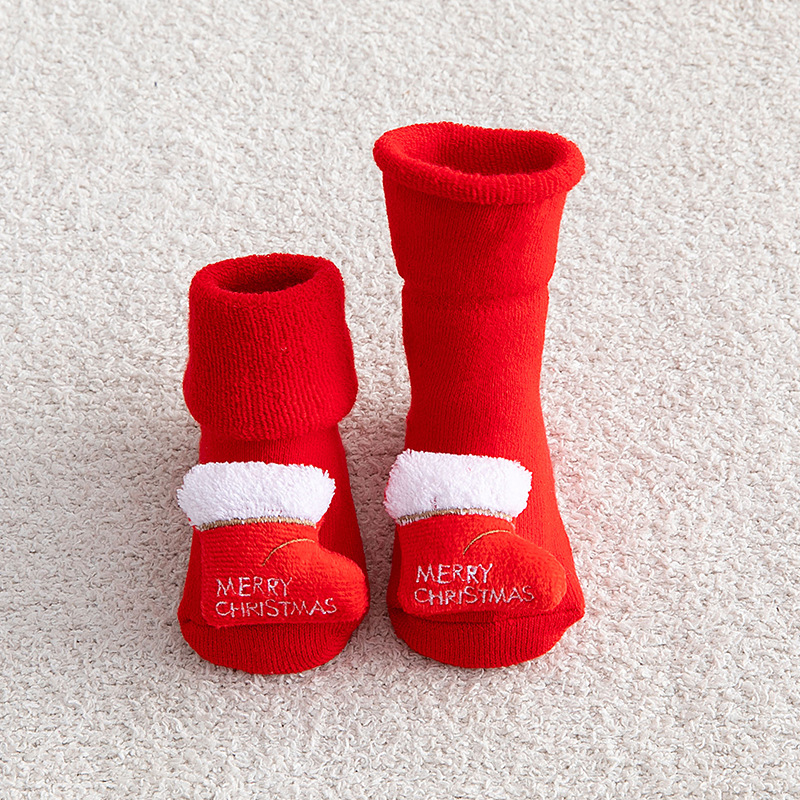 Baby Christmas Socks Newborns  - Winter Clothing Toddler Girl recension och pris