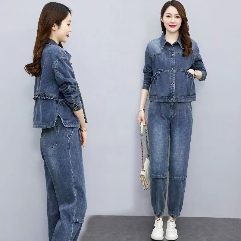 Women Denim Suits 2024 New Spr - Winter Clothing Pk recension och pris
