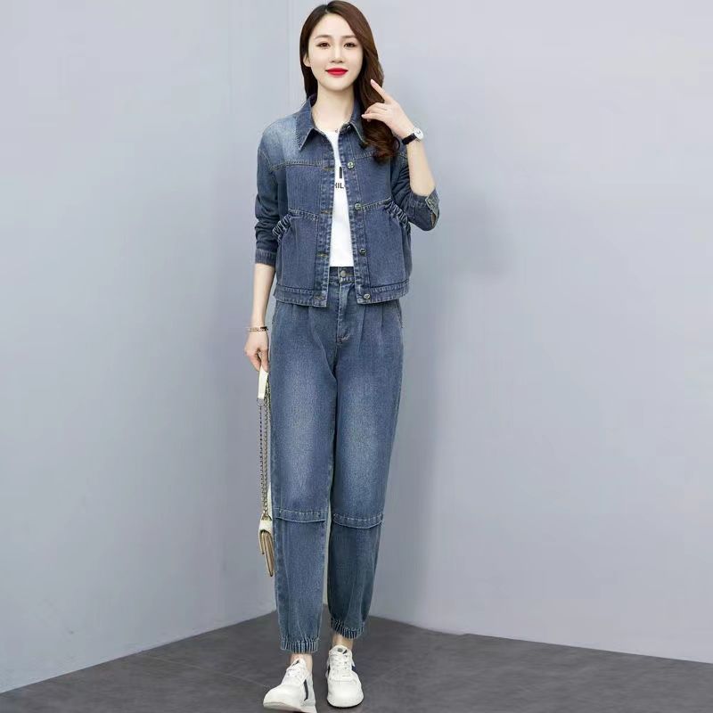Women Denim Suits 2024 New Spr - Winter Clothing Pk recension och pris