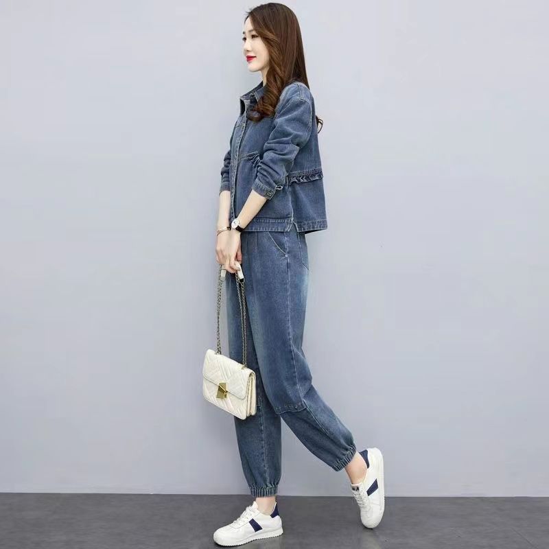 Women Denim Suits 2024 New Spr - Winter Clothing Pk recension och pris