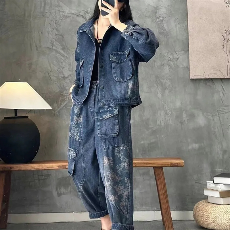 2025 Autumn Denim jacket Suits - Winter Clothing Pk recension och pris