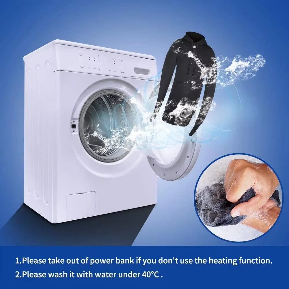 Women USB Heating Hoodies Men  - Winter Clothing Pk recension och pris