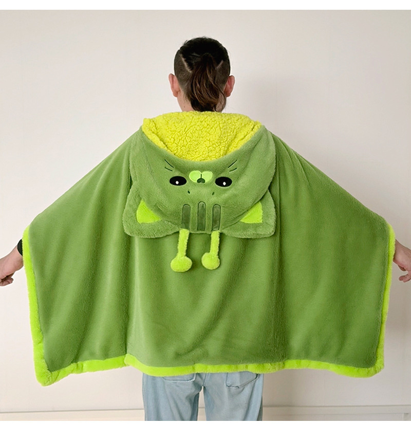 Cartoon Cute Alien Cat Hooded  - Winter Clothing Girls recension och pris