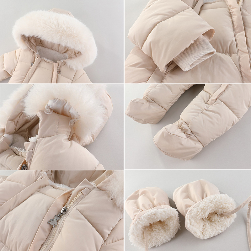 Winter Newborn Baby Romper Wit - Winter Clothing Baby recension och pris