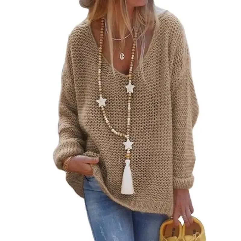 2026 New Women's Knitted V-Nec - Winter Clothing Taiwan recension och pris