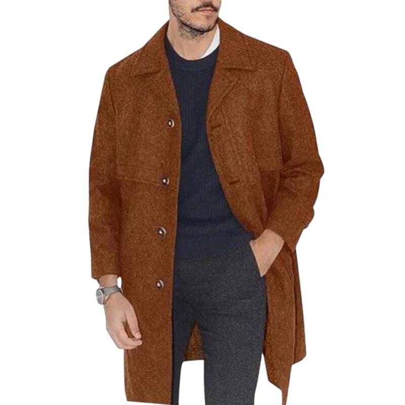 Men's Lapel Coat Office Street - Winter Clothing Taiwan recension och pris