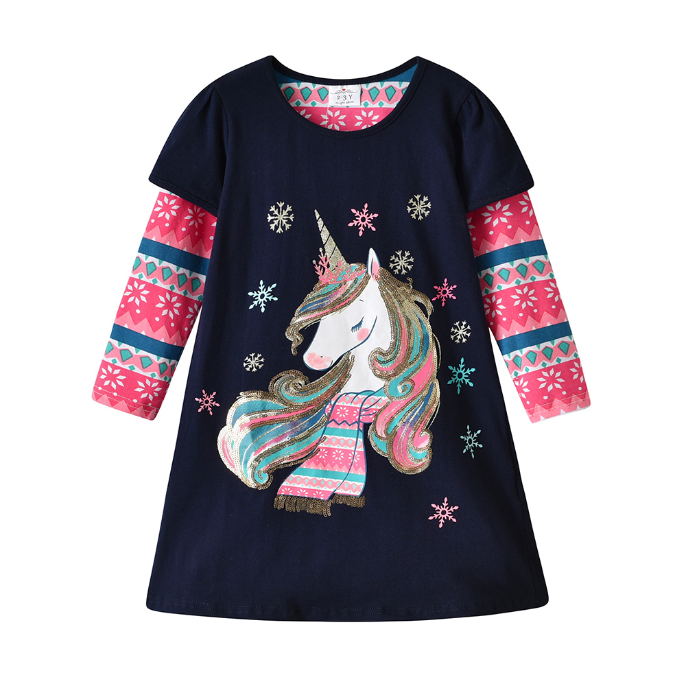 DXTON Girls Casual Dresses Uni - Winter Clothing Toddler Girl recension och pris